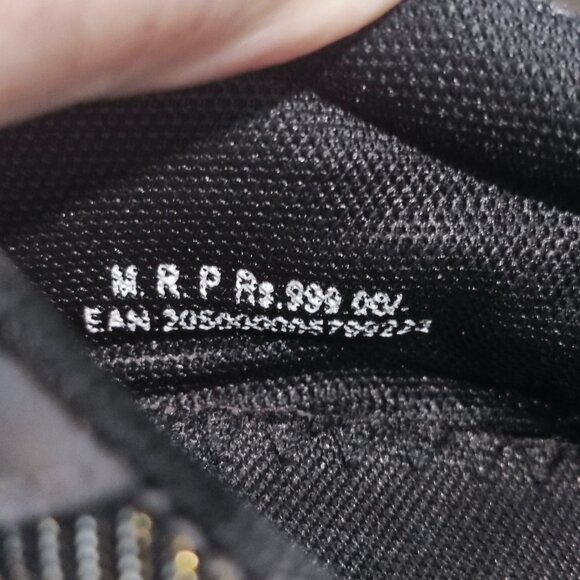 Forever Glam sneakers black and golden metallic colour women's siz 37 (6.5) NWOT - Picture 7 of 9